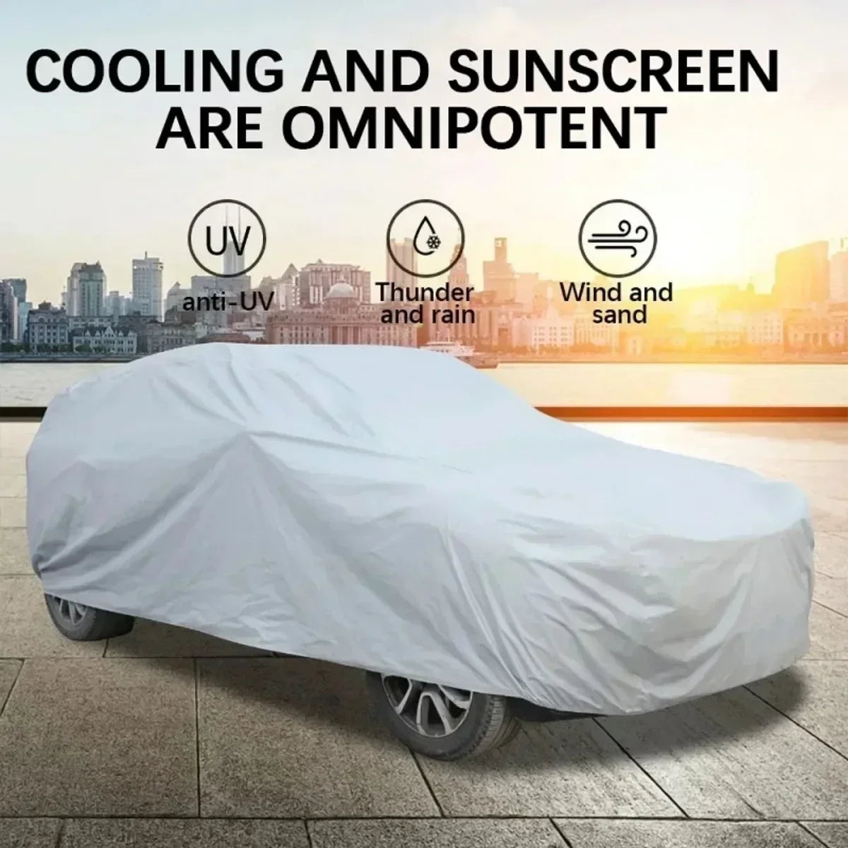 Outdoor Full Car Covers Sun Rain Ice Snow Waterproof Dustproof Shade UV Resistant Protector Protection Automobile Cover